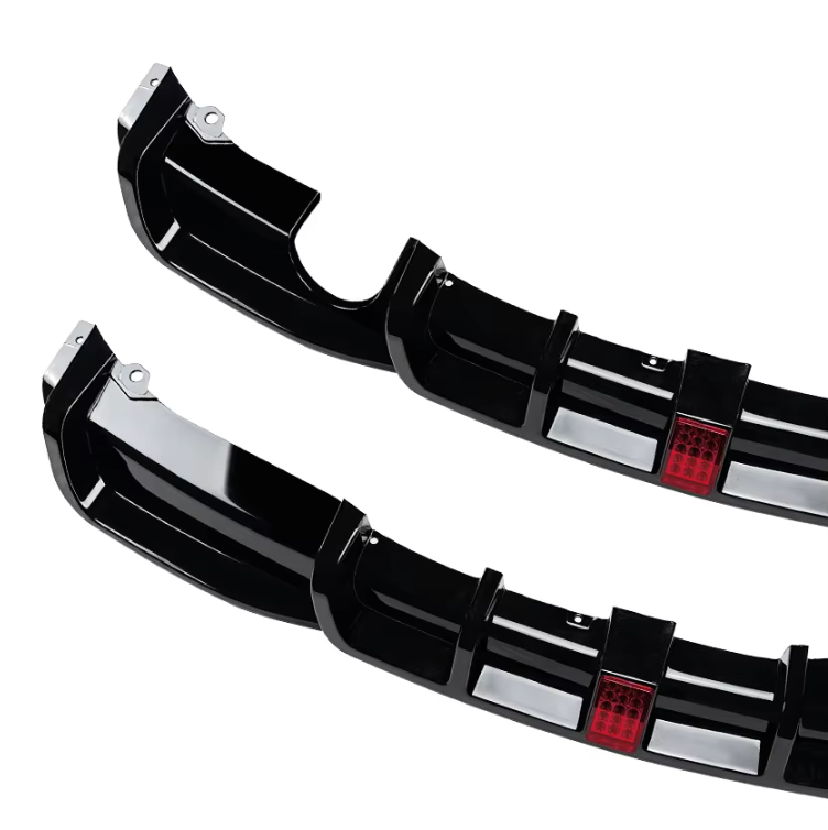 2012-2018 BMW 3 Series (F30 / F31) M Performance Style Rear Diffuser w/ LED Light