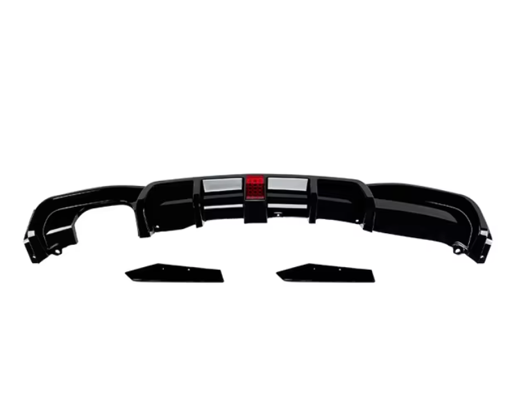 2012-2018 BMW 3 Series (F30 / F31) M Performance Style Rear Diffuser w/ LED Light