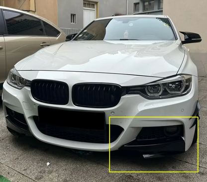 Fit For BMW Accessories 3 Series F30 F31 F35 M Sport 320i 325i 328i 335i 2012-2019 Fog Lamp Cover Trim Front Canards Splitter Bo